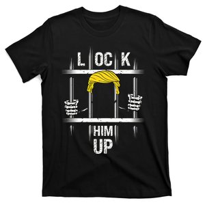 Lock Him Up Donald Trump Funny Trump Mugshot Trump Prison T-Shirt