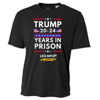 Lock Him Up 2020 2024 Years In Prison Anti Trump Political Cooling Performance Crew T-Shirt