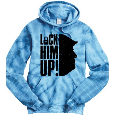 Lock Him Up Democrat Anti Trump Impeach 45 Resist Resign Tie Dye Hoodie