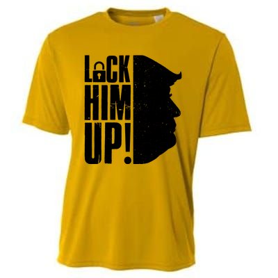 Lock Him Up Democrat Anti Trump Impeach 45 Resist Resign Cooling Performance Crew T-Shirt