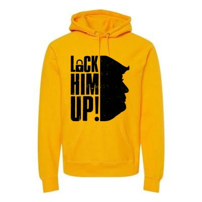 Lock Him Up Democrat Anti Trump Impeach 45 Resist Resign Premium Hoodie