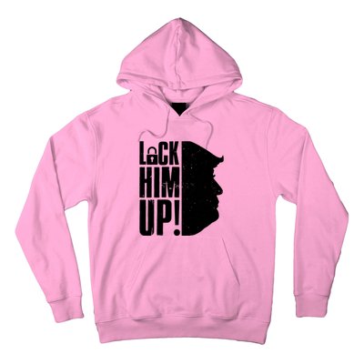 Lock Him Up Democrat Anti Trump Impeach 45 Resist Resign Hoodie