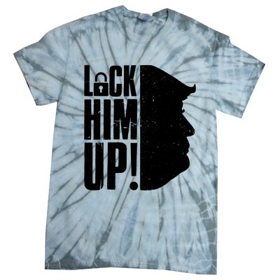 Lock Him Up Democrat Anti Trump Impeach 45 Resist Resign Tie-Dye T-Shirt