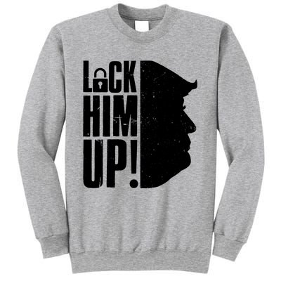 Lock Him Up Democrat Anti Trump Impeach 45 Resist Resign Sweatshirt