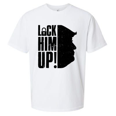 Lock Him Up Democrat Anti Trump Impeach 45 Resist Resign Sueded Cloud Jersey T-Shirt