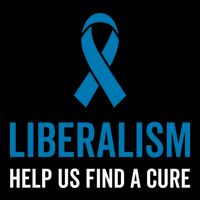 Liberalism Help Us Find A Cure Sarcastic Awareness Gift Cooling Performance Crew T-Shirt