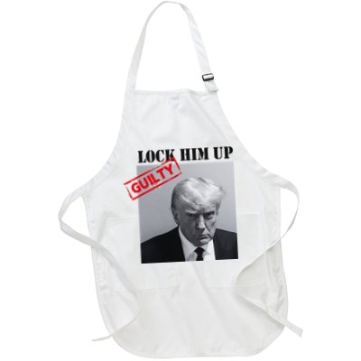 Lock Him Up Donald Trump Guilty Mugshot Apron