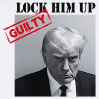 Lock Him Up Donald Trump Guilty Mugshot Mug