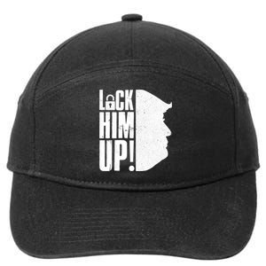 Lock Him Up Democrat Anti Trump Impeach 45 Resist Resign 7-Panel Snapback Hat