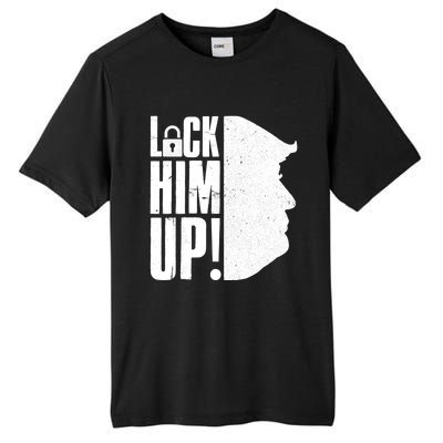 Lock Him Up Democrat Anti Trump Impeach 45 Resist Resign Tall Fusion ChromaSoft Performance T-Shirt