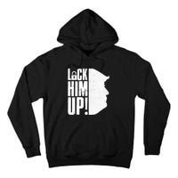 Lock Him Up Democrat Anti Trump Impeach 45 Resist Resign Tall Hoodie