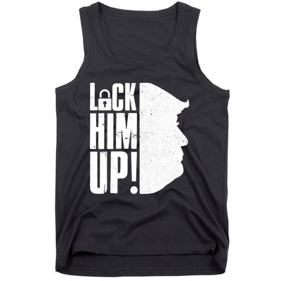 Lock Him Up Democrat Anti Trump Impeach 45 Resist Resign Tank Top