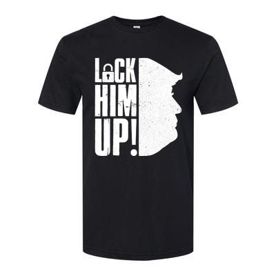 Lock Him Up Democrat Anti Trump Impeach 45 Resist Resign Softstyle CVC T-Shirt