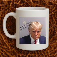 Lock Him Up Funny Hilary Clinton Donald Trump Mugshot Mug