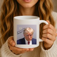 Lock Him Up Funny Hilary Clinton Donald Trump Mugshot Mug
