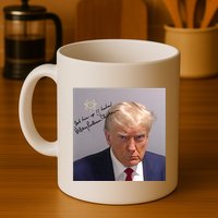 Lock Him Up Funny Hilary Clinton Donald Trump Mugshot Mug
