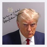 Lock Him Up Funny Hilary Clinton Donald Trump Mugshot Mug