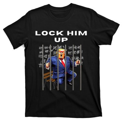 Lock Him Up Antitrump Djt Incarceration Jail Trump T-Shirt