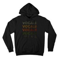 Love Heart Vocals Grunge Vintage Style Black Vocals Hoodie