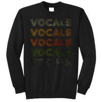 Love Heart Vocals Grunge Vintage Style Black Vocals Sweatshirt