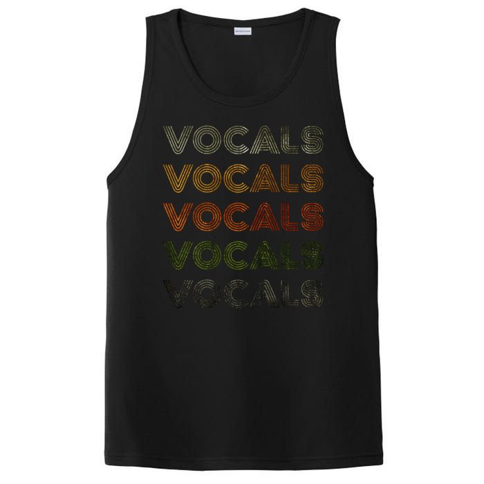 Love Heart Vocals Grunge Vintage Style Black Vocals PosiCharge Competitor Tank