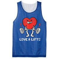 Lifting Heart Valentines Day Love Fitness Gym Workout Mesh Reversible Basketball Jersey Tank