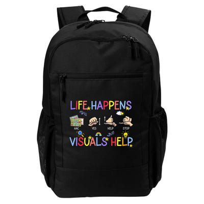 Life Happens Visuals Help ACC Special Education Teacher Backpack