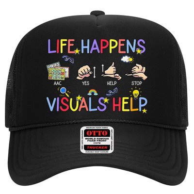 Life Happens Visuals Help ACC Special Education Teacher Hat