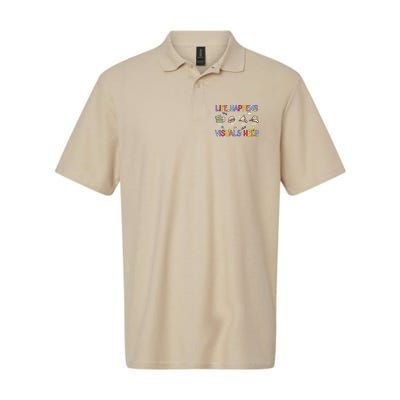 Life Happens Visuals Help ACC Special Education Teacher Polo