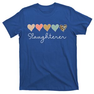 Leopard Hearts Valentine's Day For Team Slaughterer Vgiftday Gift T-Shirt