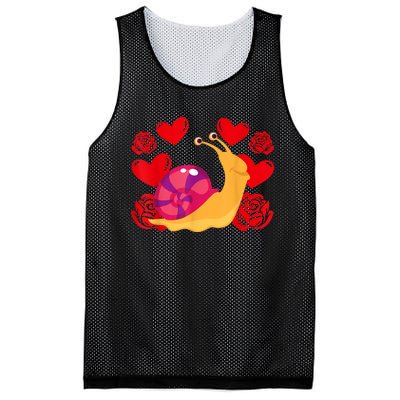 Love Heart ValentineS Day Roses Snail Mesh Reversible Basketball Jersey Tank