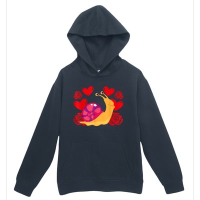 Love Heart ValentineS Day Roses Snail Urban Pullover Hoodie