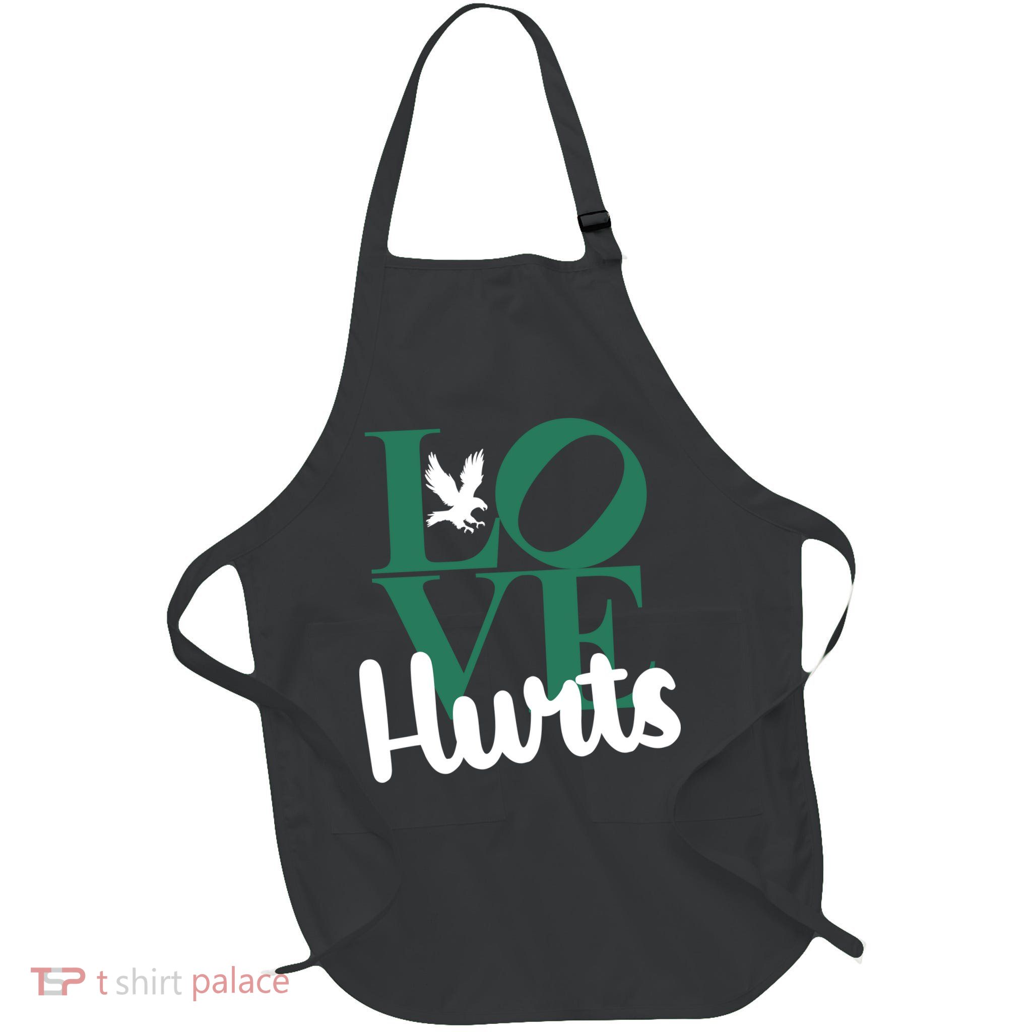 Love Hurts Vintage Philly Hurts So Good Eagles Fan Apron