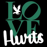 Love Hurts Vintage Philly Hurts So Good Eagles Fan Womens Tank Top