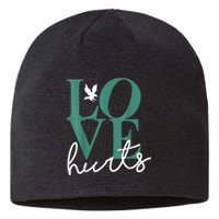 Hurts So Good Eagles Fan - Love Hurts Eagles Fan Vintage  Sustainable Beanie