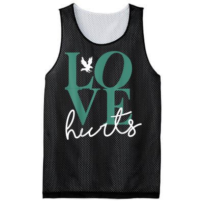 Hurts So Good Eagles Fan - Love Hurts Eagles Fan Vintage  Mesh Reversible Basketball Jersey Tank