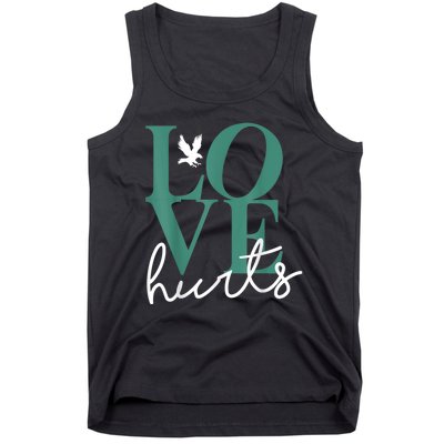 Hurts So Good Eagles Fan - Love Hurts Eagles Fan Vintage  Tank Top