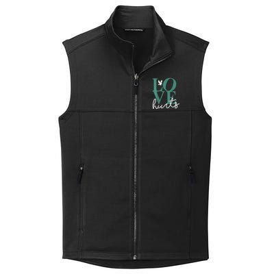 Hurts So Good Eagles Fan - Love Hurts Eagles Fan Vintage  Collective Smooth Fleece Vest