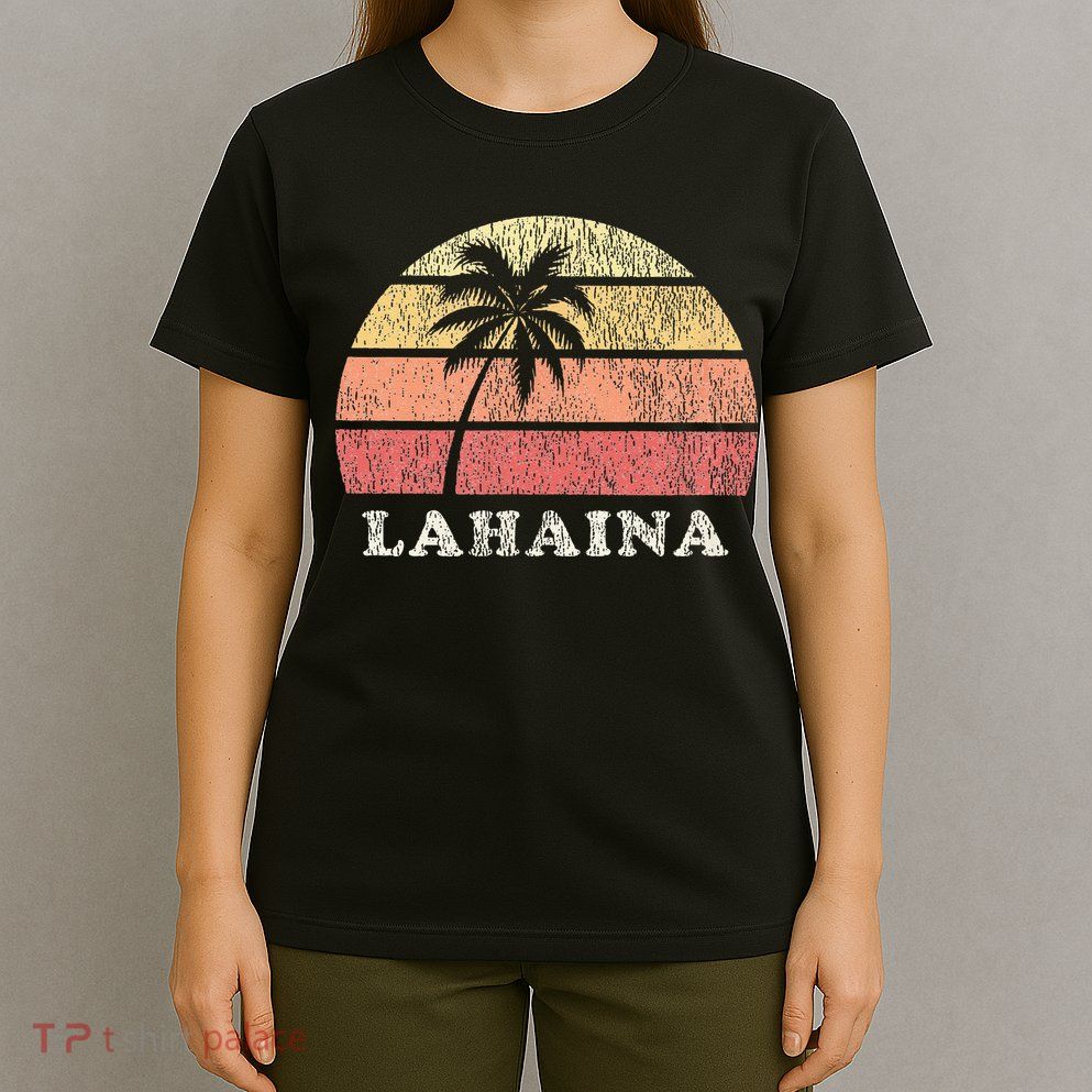 Lahaina Hawaii Vintage 70s Retro Throwback Design T-Shirt