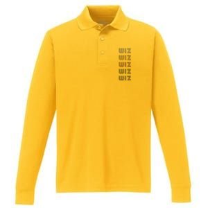 Love Heart Wiz Grunge Performance Long Sleeve Polo