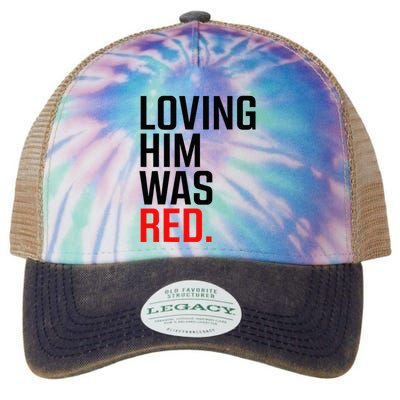Loving Him Was Red Legacy Tie Dye Trucker Hat