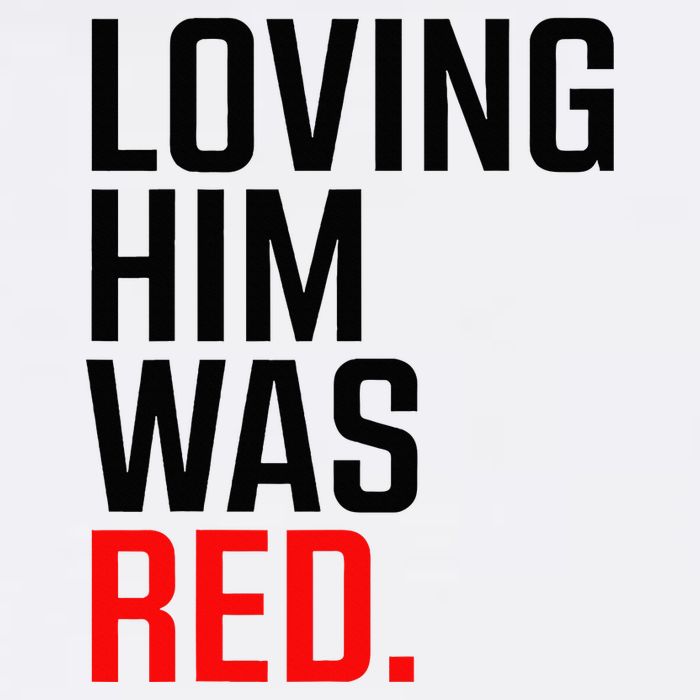 Loving Him Was Red Apron