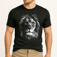 Lion Head With Blue Eyes For Lovers Lions King Of Animals Cooling Performance Crew T-Shirt
