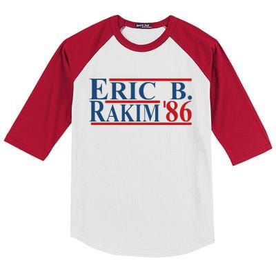 Laurence Holmes Wearing Eric B. Rakim 86 Kids Colorblock Raglan Jersey