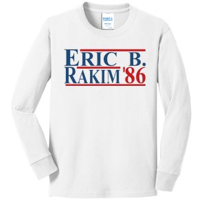 Laurence Holmes Wearing Eric B. Rakim 86 Kids Long Sleeve Shirt