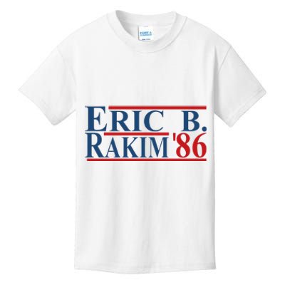 Laurence Holmes Wearing Eric B. Rakim 86 Kids T-Shirt