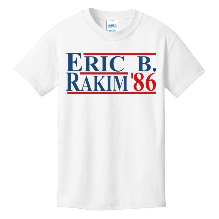 Laurence Holmes Wearing Eric B. Rakim 86 Kids T-Shirt