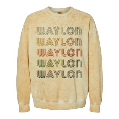 Love Heart W.A.Y.L.O.N Grungevintage Style Black W.A.Y.L.O.N Colorblast Crewneck Sweatshirt