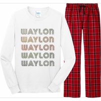 Love Heart W.A.Y.L.O.N Grungevintage Style Black W.A.Y.L.O.N Long Sleeve Pajama Set