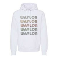 Love Heart W.A.Y.L.O.N Grungevintage Style Black W.A.Y.L.O.N Premium Hoodie